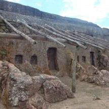 Detail of the fort El Fuerte de Samaipata